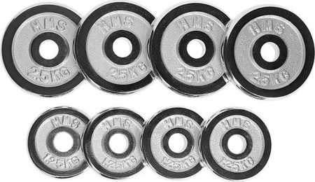 Hantle sztangielki w walizce Chrome HMS STC20 2x10 KG