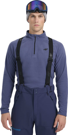 Bluza polarowa męska 4F M065 denim 4FWAW25UFLEM065 32S