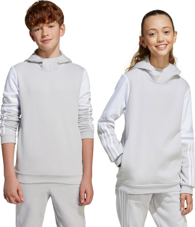 Bluza dla dzieci adidas Squadra 25 Sweat Hoody szara JD4808