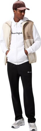 Spodnie męskie dresowe Champion Straight Hem Pants czarne 221801 KK001