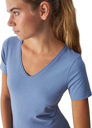 Koszulka damska 4F F1649 denim 4FWAW24TTSHF1649 32S