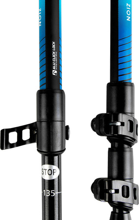 Kijki trekkingowe Spokey Zion pomarańczowo-niebieskie 926808