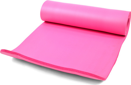 Mata Profit Fitness Pro NBR 180x60x1,5cm różowa DK 2264