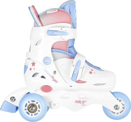 Dzięciece łyżworolki wrotki 3w1 regulowane Nils fun NJ1190 rozmiar S (30-33)