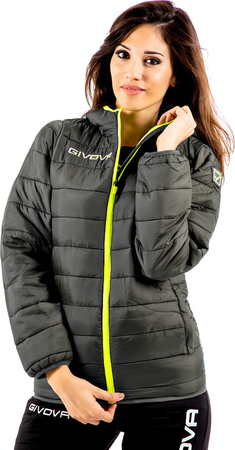 Kurtka Givova Olanda szaro-limonkowa fluo G013 2319