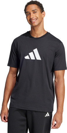 Koszulka męska adidas Future Icons Three Bar Tee czarna JI8770