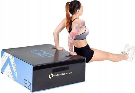 Zestaw Skrzynie plyometryczne soft Hms Premium PYBS01 4 części