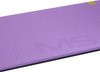 Mata do ćwiczeń fitness klubowa z otworami HMS Premium MFK01 110x55x1,5 cm fioletowo-czarna