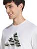 Koszulka męska adidas Codes Camo Graphic biała JI6770