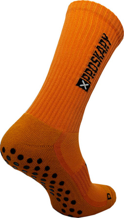 Skarpety treningowe antypoślizgowe Proskary junior pomarańczowe