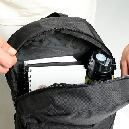 Plecak sportowy szkolny miejski Puma Phase czarno-złoty 91164 03