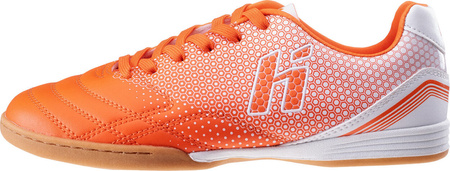 Buty piłkarskie halówki Huari Tacuari Teen IC pomarańczowo-białe rozmiar 39