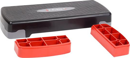 Step do aerobiku HMS AS003 czarno-szaro-czerwony