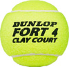 Piłki do tenisa ziemnego Dunlop Fort Clay Court 4 sztuka
