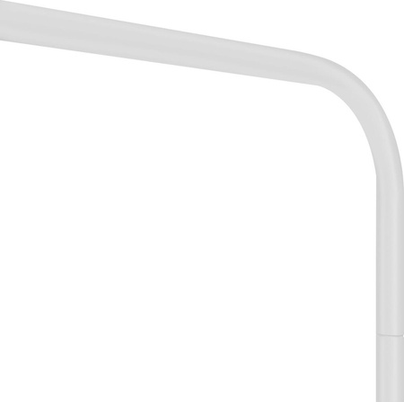 Bramka do piłki nożnej Enero z siatką 182x122x61cm biała