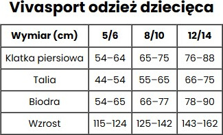 Bielizna termoaktywna dół legginsy dla dzieci Vivasport 5 Lungo czarne 600689