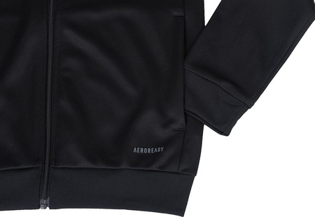 Bluza dla dzieci adidas Squadra 25 Hoodie czarno-szara JD6087