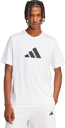 Koszulka męska adidas 3Bar Tee biała JD4913