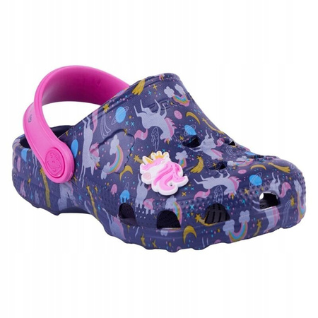 Dziecięce chodaki sandały klapki Coqui Little Frog rozmiar 31-32