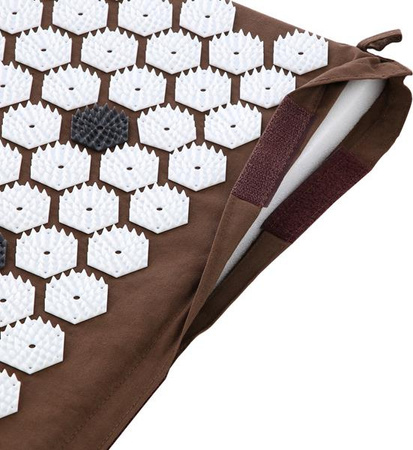 Mata do akupresury HMS AKM09 brązowa 66x41x2 cm