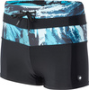 Męskie Bokserki Kąpielowe Tahu  black/sea print rozmiar XXL