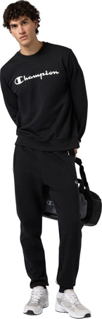 Spodnie męskie dresowe Champion Rib Cuff Pants czarne 220300 KK001