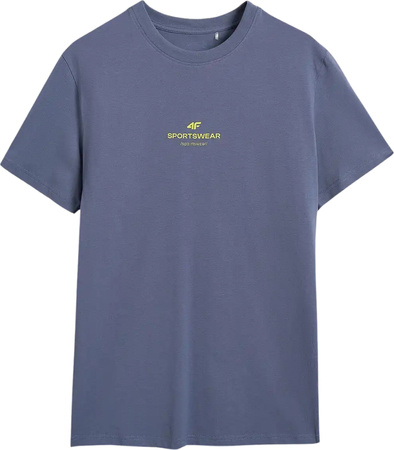 Koszulka męska 4F M2961 niebieska 4FWAW25TTSHM2961 32S