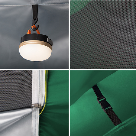 Namiot turystyczny kempingowy trzyosobowy wodoodporny Nils Camp Shadow