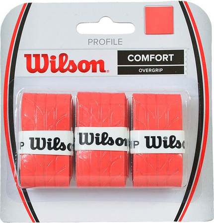 Owijka Wilson Profile Over Grip czerwona 3szt WRZ4025RD