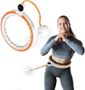 Zestaw Hula hop magnetyczny z licznikiem pas wyszczuplający HMS 71 - 106 cm