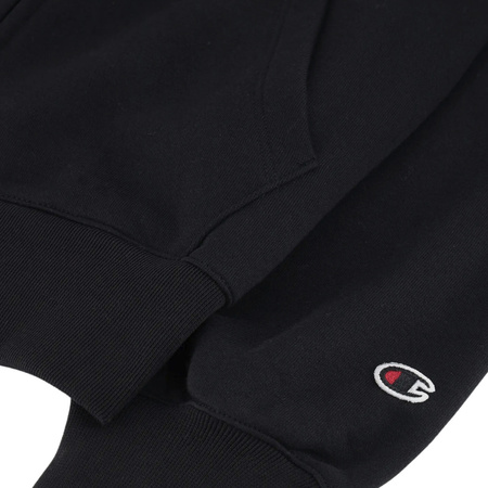 Bluza damska Champion Full Zip Hoodie Sweatshirt czarna 117787 KK001