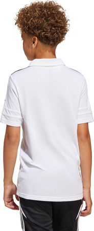 Koszulka dla dzieci adidas Squadra 25 Polo biała JY3414
