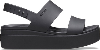 Sandały damskie Crocs Brooklyn Low Wedge czarne 206453 060
