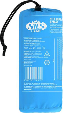 Mata turystyczna Nils Camp NC4007 niebieski 193x60x5 cm