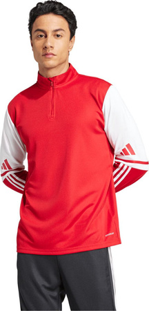 Bluza męska adidas Squadra 25 Training Top czerwono-biała JD2984