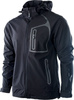 Męska kurtka przejściowa softshell membrana 10000mm Hi-Tec Nils czarna rozmiar XXL