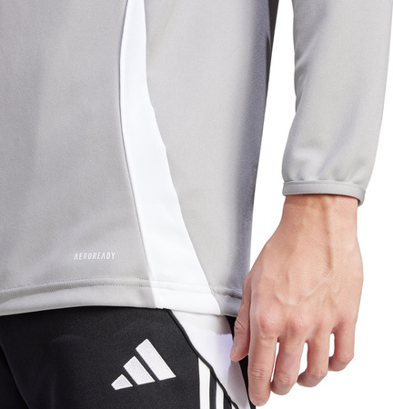 Bluza męska adidas Tiro 24 Training Top szaro-biała IS1041