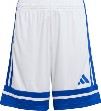 Spodenki dla dzieci adidas Squadra 25 biało-niebieskie JJ2425