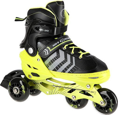 Łyżworolki rolki wrotki łyżwy hokejowe 4w1 Nils Extreme rozmiar L 39-43