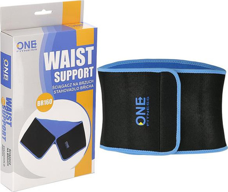 Pas wyszczuplający neoprenowy ściągacz na brzuch One Fitness BR160 100x19cm