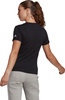 Koszulka damska adidas Essentials Slim T-Shirt czarna GL0769