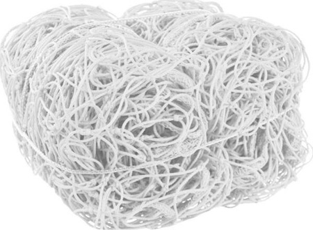 Siatka do piłki nożnej młodzieżowa Netex 5 m x 2 m x 1 m x1,5 m PE 3 biała