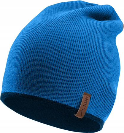 Męska czapka zimowa beanie dwustronna Elbrus Trend niebiesko-granatowa