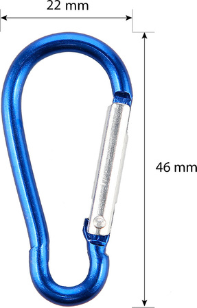 Zestaw karabińczyków 6 sztuk Nils camp nc1700