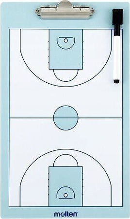 Obustronna tablica taktyczna do koszykówki SB0020 Molten