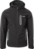 Męska kurtka przejściowa softshell membrana 10000mm Nikos II czarna rozmiar S