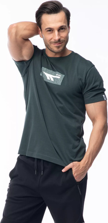 Męska koszulka z krótkim rękawem Hi-tec AMILO rozmiar XL