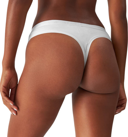 Majtki damskie stringi 4F F026 białe 4FWMM00UPTSF026 10S