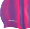 Czepek pływacki silikonowy Crowell Multi Flame fioletowo-różowy kol.05