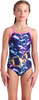 Dziecięcy Strój Kąpielowy Girl's Arena Soap Bubbles Swimsuit Light dress blues rozmiar 14-15
